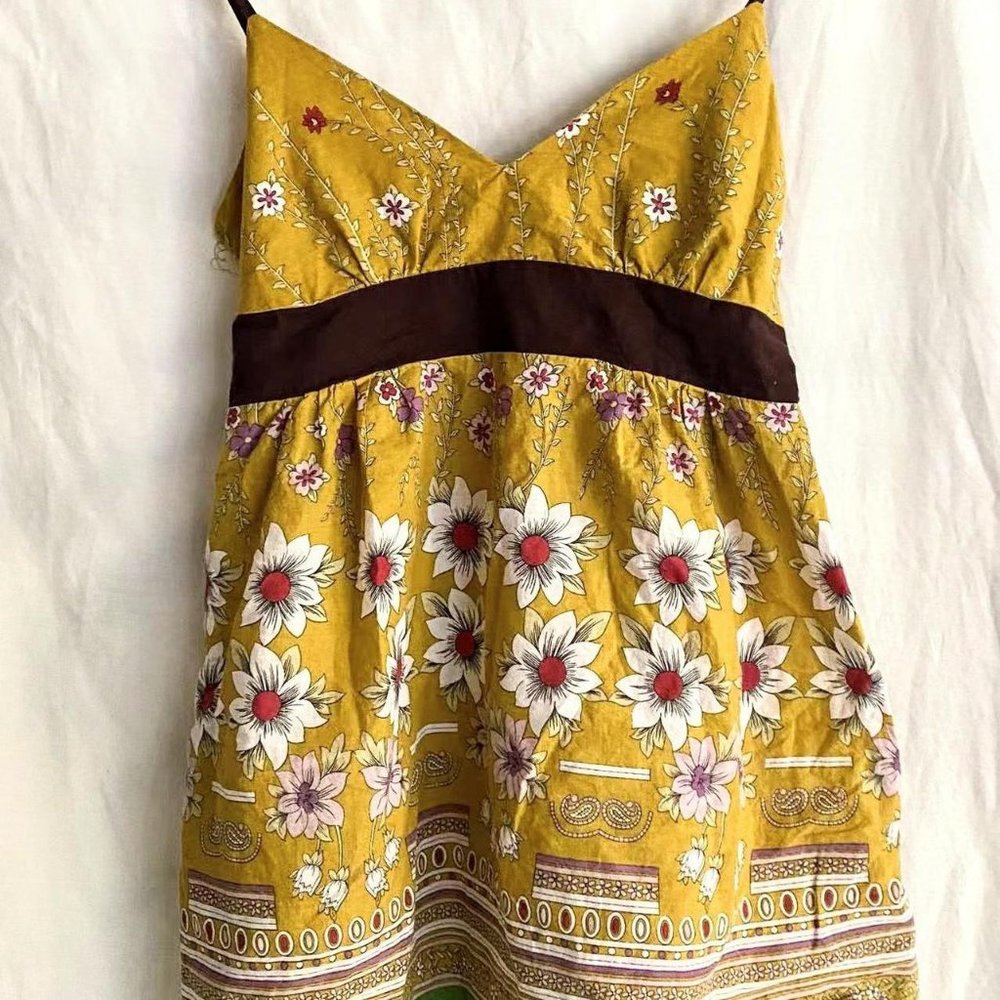 VINTAGE BABY DOLL FLORAL TOP!